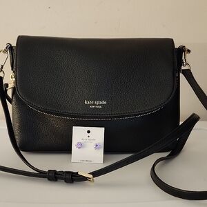 Kate Spade Crossbody w/Free KS Earrings (New)
